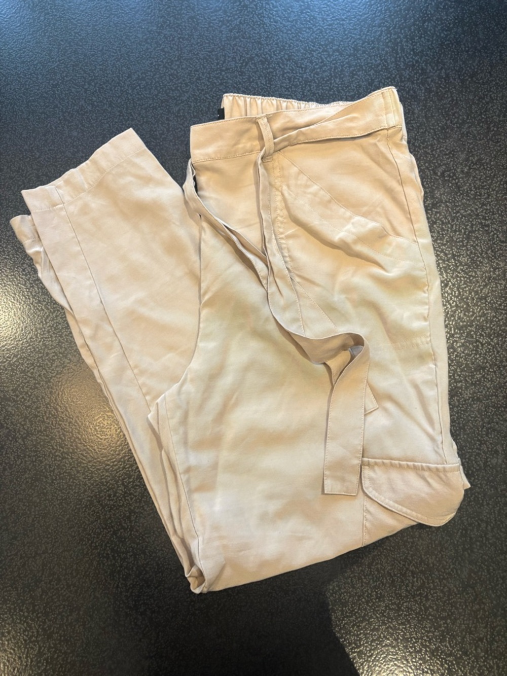 George Large Beige Cargo Style Pants - Picture 1 of 6